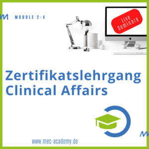 Zertifikatslehrgang Clinical Affairs